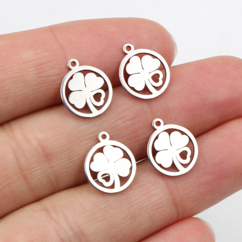 Vintage Fashion Online - 30 Buah 12X10Mm Jimat 316 Baja