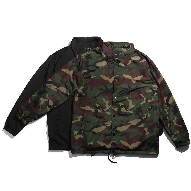 Jaket baseball pria nilon hita - Vintage Windbreaker Nylon ulasan dan harga