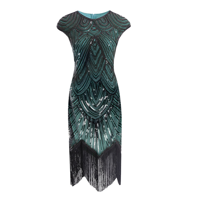 Gaun Flapper Gaya Gatsby Era 1 - Vintage Fashion Dresses ulasan dan harga