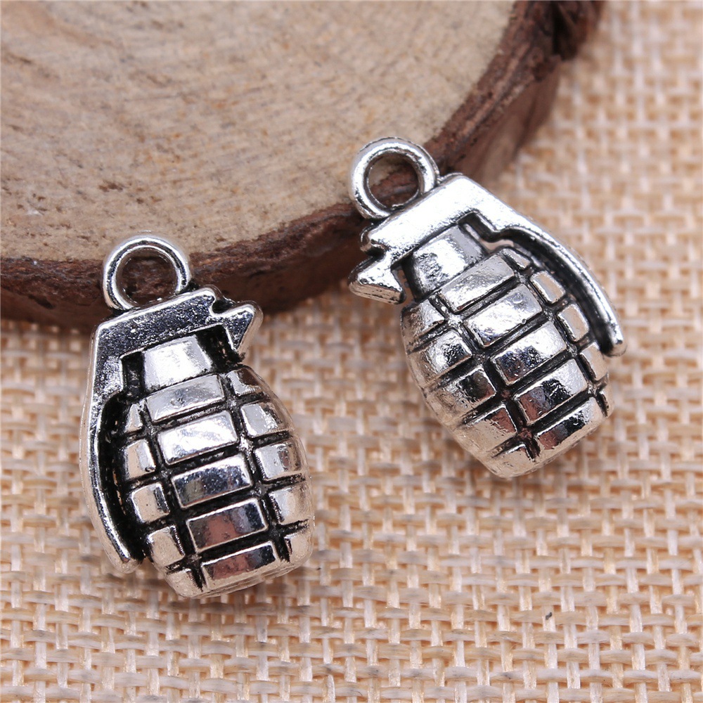 8 buah liontin berbentuk pisto - Vintage Fashion Online ulasan dan harga
