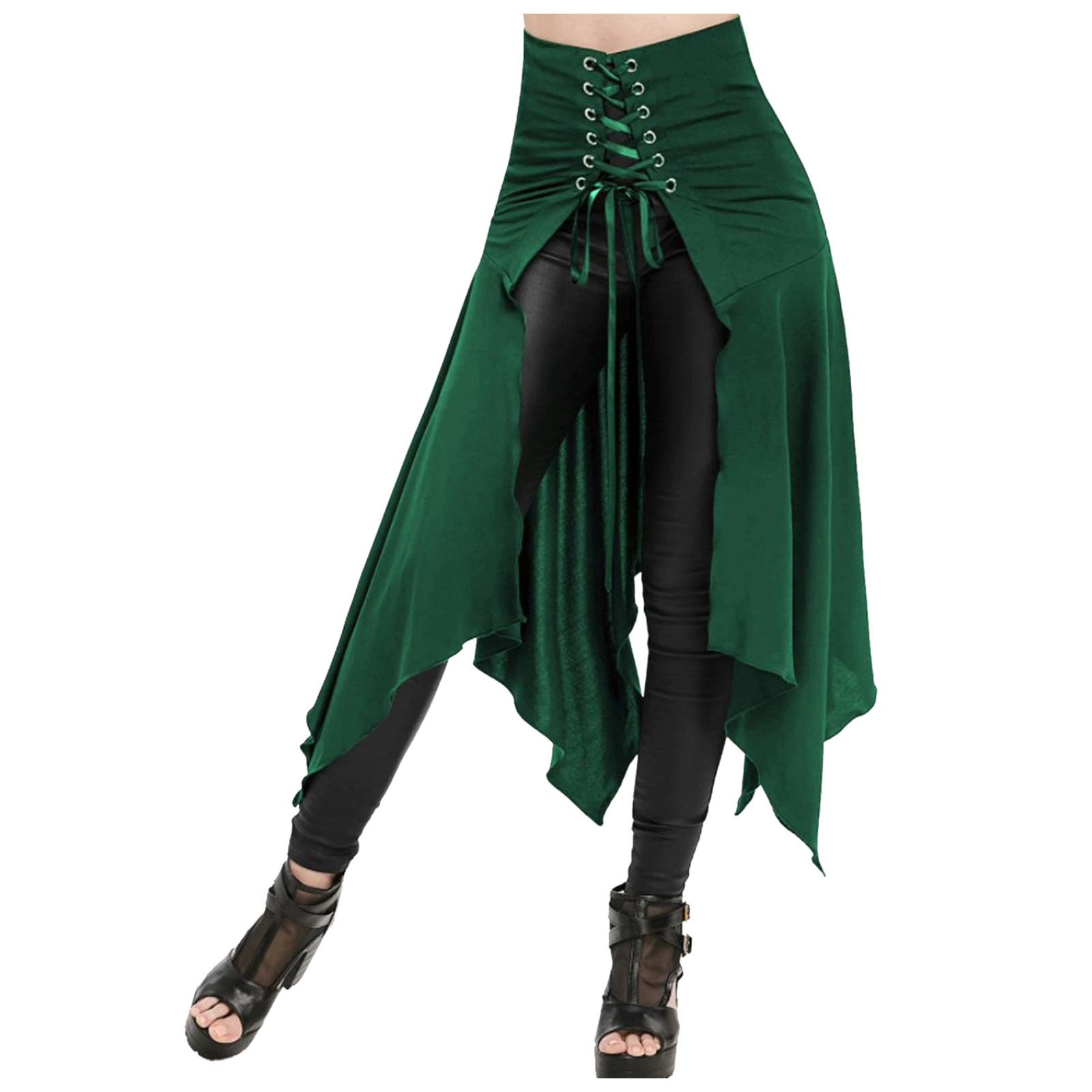 Rok Gotik Rok Pinggang Tinggi  - Vintage Fashion Dresses ulasan dan harga